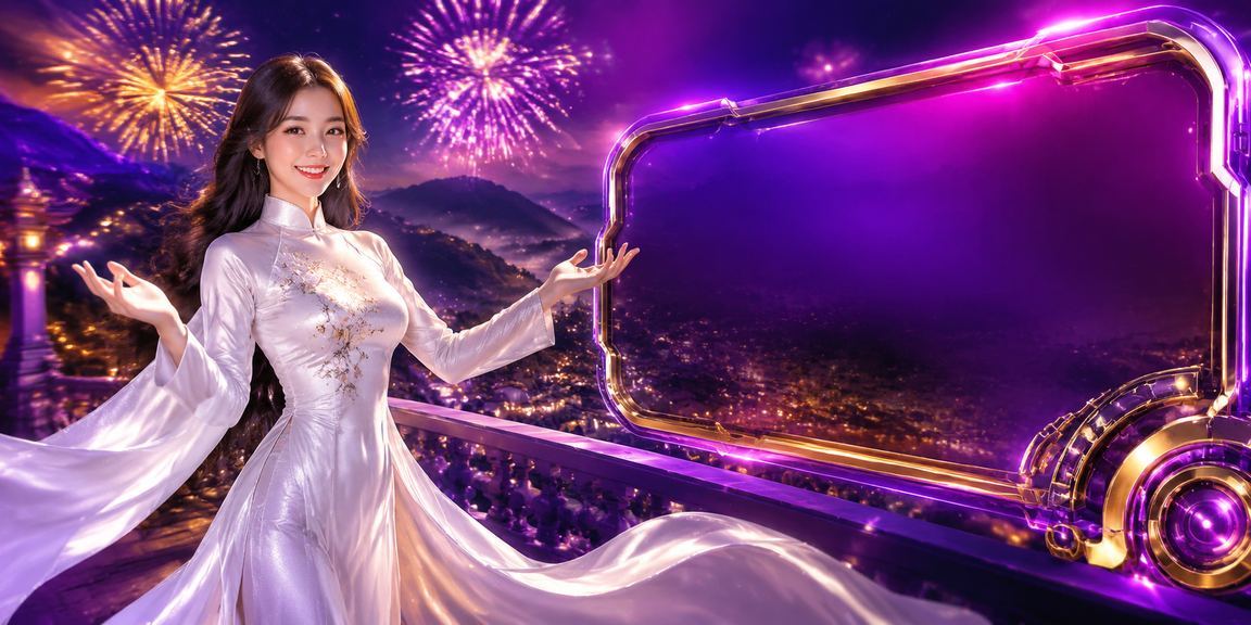 Người chơi tại Sapa tham gia slot game trên 88vv1 với trang phục áo dài truyền thống